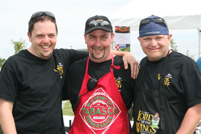 family hosting the wingoff competition